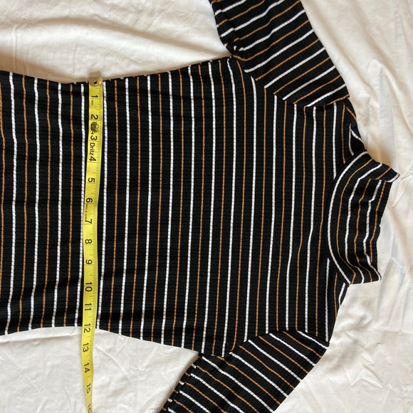 BP Long Sleeve Striped Bodysuit Small - Picture 4 of 9